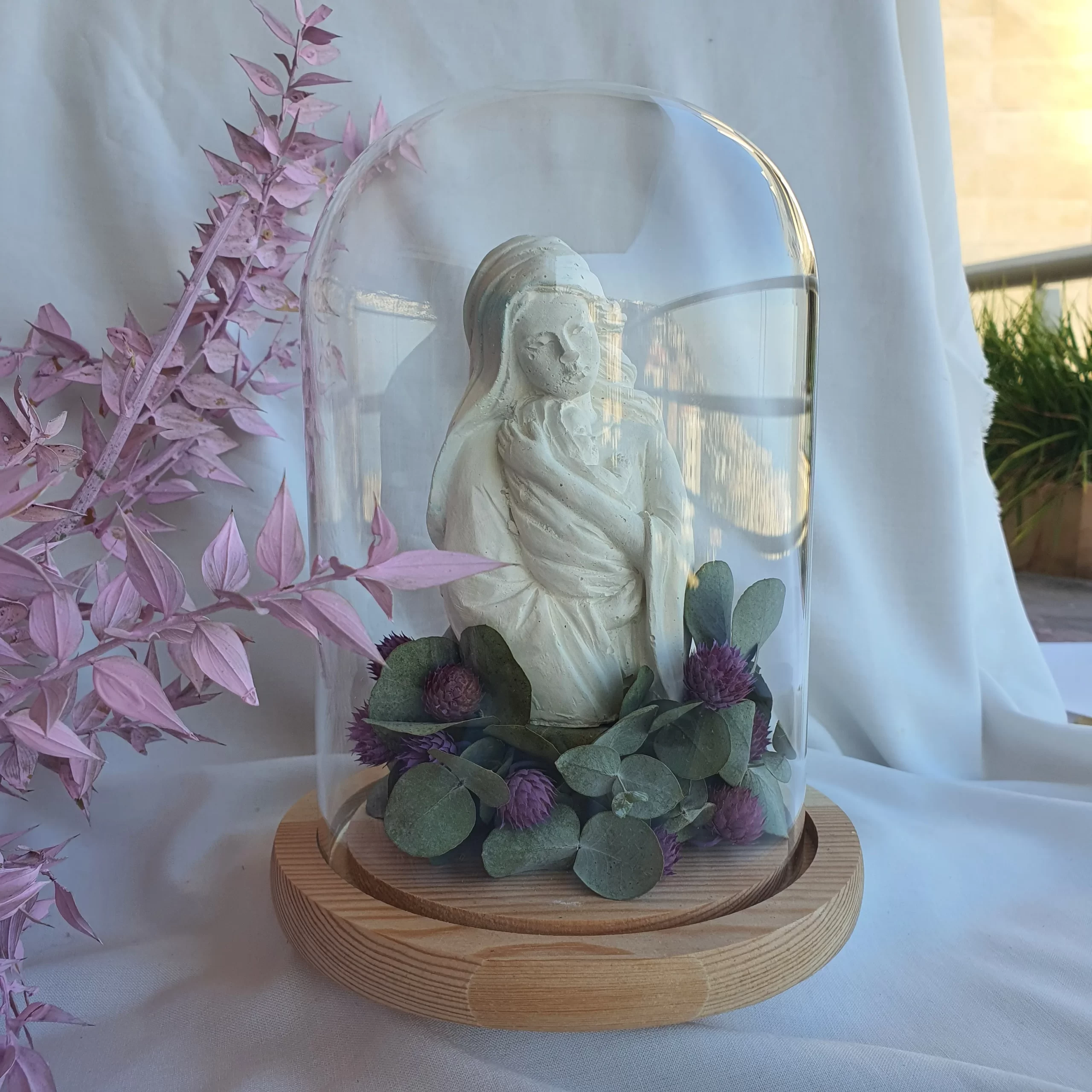 Virgin Mary in a Globe