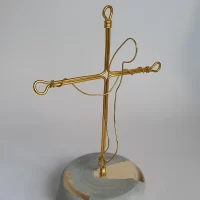 Wired Cross and Jesus