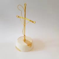 Wired Cross and Jesus