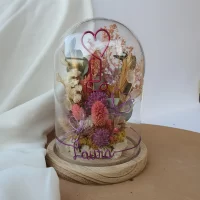 Flower Arrangement in a Globe