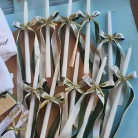 Triple Ribbons Candles