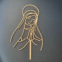 Wood Cake topper