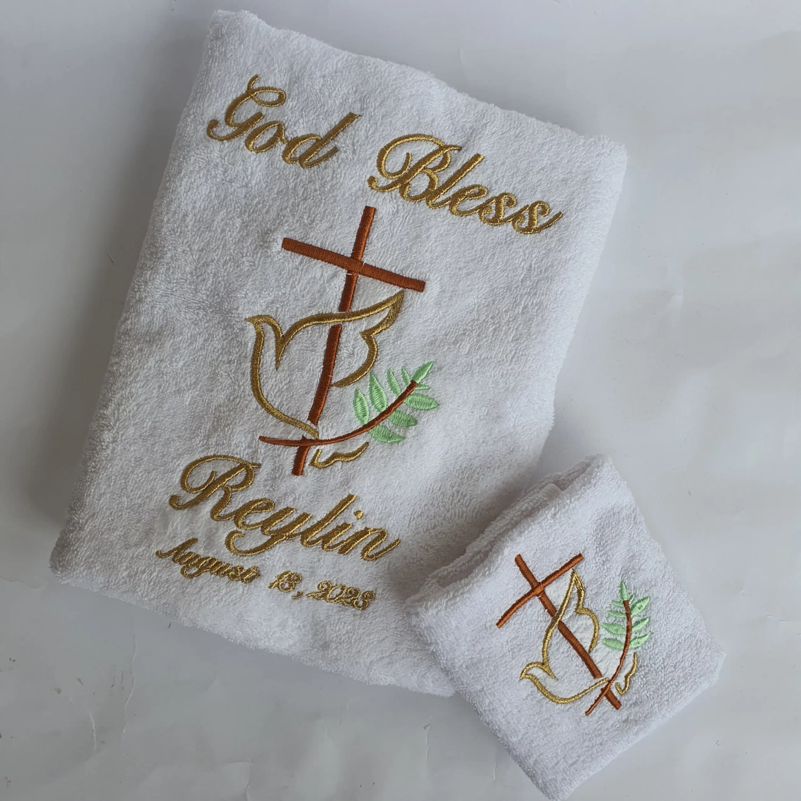 Baptism Towel set of 2
