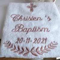 Baptism Towel set of 2