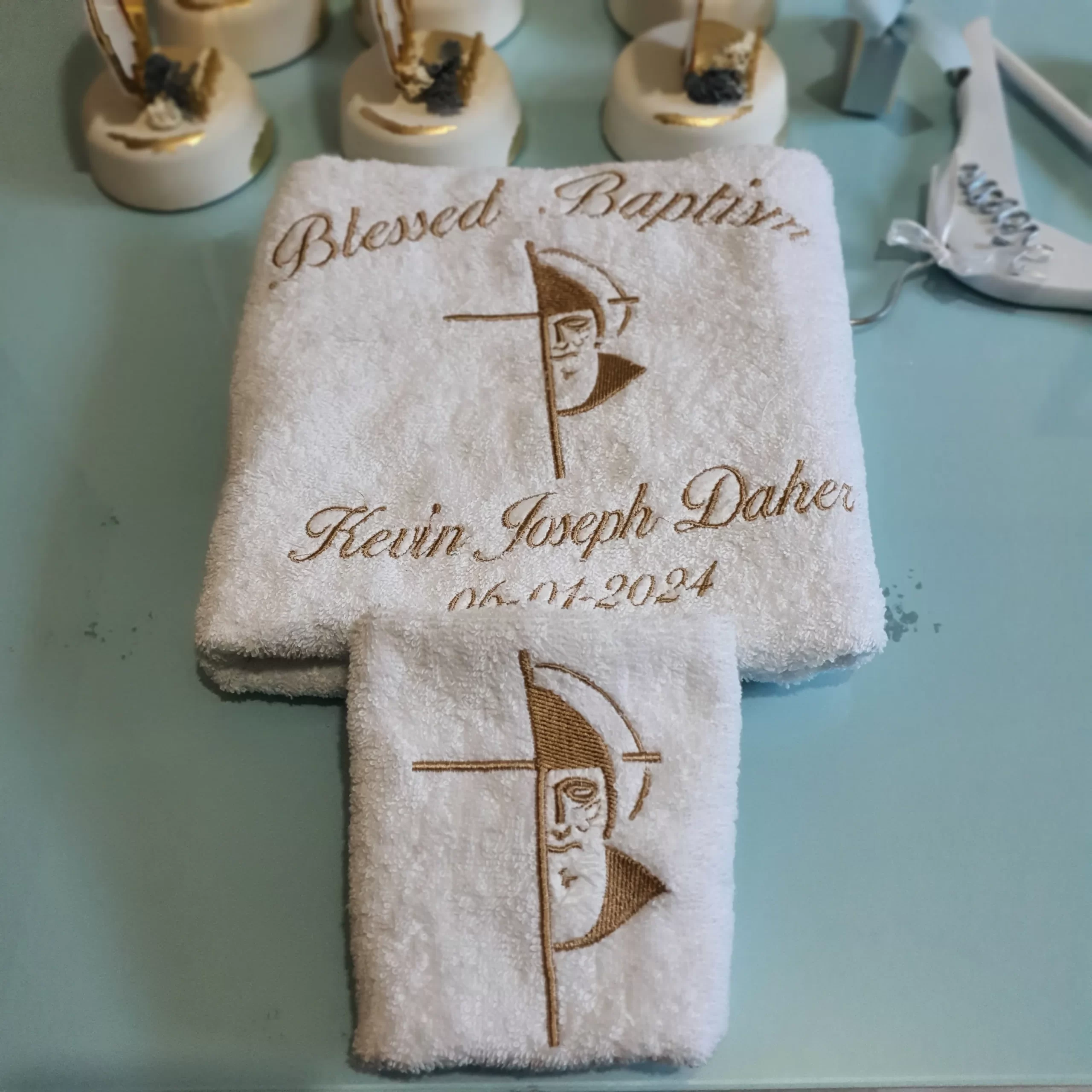 Baptism Towel set of 2