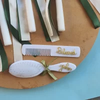 Baptism Brush and Comb Set