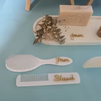 Baptism Brush and Comb Set